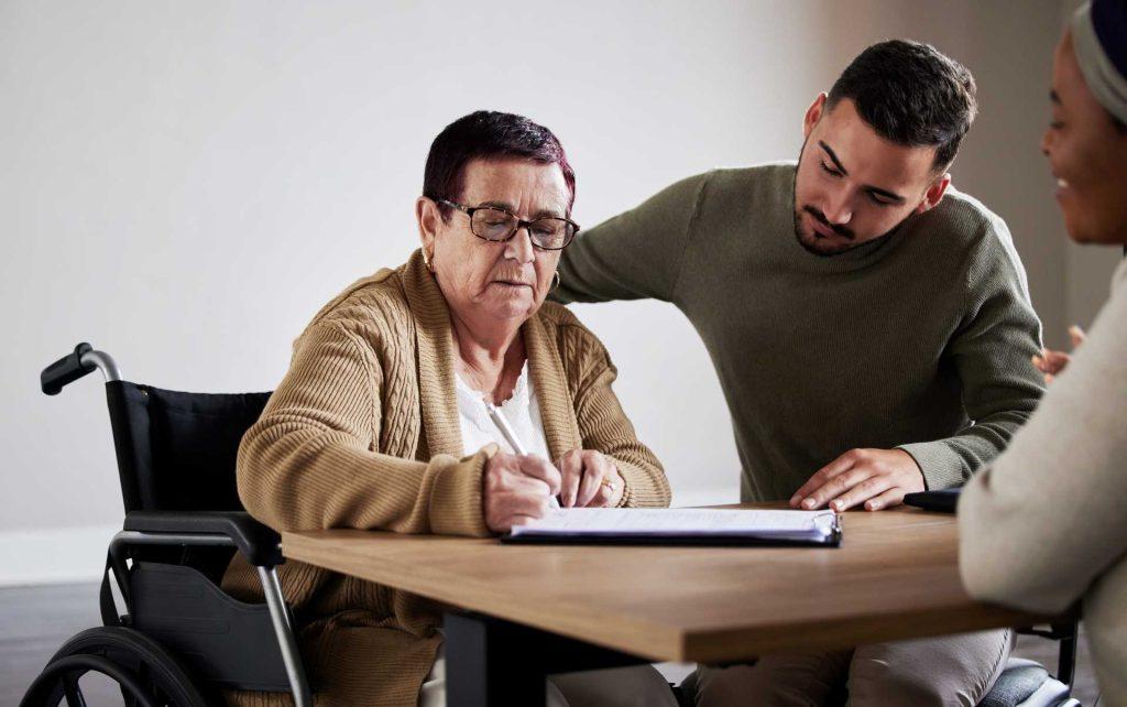 Solicitor explaining how to activate a Health and Welfare Power of Attorney