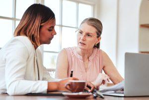 Legal advisor explaining key facts about a Power of Attorney to a client